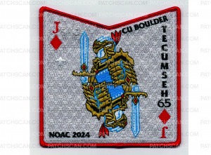 Patch Scan of NOAC 2024 Pocket Patch Diamonds (PO 101966)