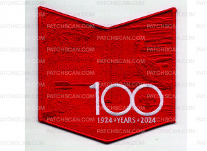 Patch Scan of 100th Anniversary Pocket Patch (PO 102091)