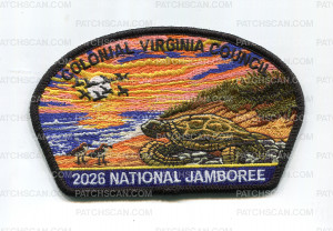 Patch Scan of Colonial Virginia Council 2026 Jamboree JSP beach