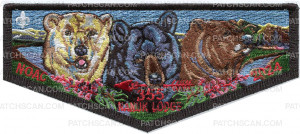 Patch Scan of NANUK 2024 NOAC FLAP BLACK BEAR