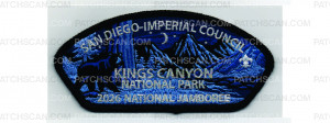Patch Scan of 2026 National Jamboree CSP Kings Canyon (PO 103161)