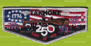 Patch Scan of Takhone 7 250 Years of USA flap