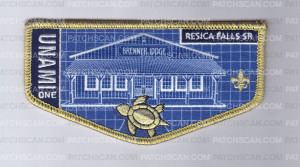 Patch Scan of Brenner Lodge Flap