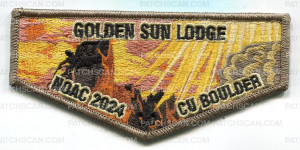 Patch Scan of CORNHUSKER COUNCIL NOAC 2024 (Gray Flap/Sun)