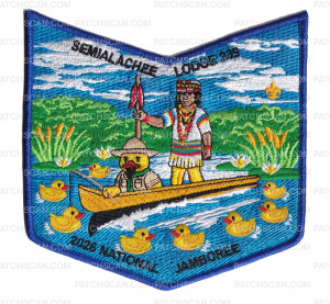 Patch Scan of SWRC Semialachee Lodge 2026 Jamboree Set (Pocket Piece)