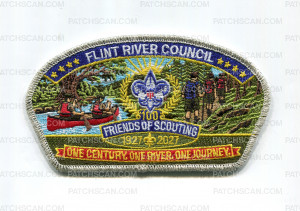 Patch Scan of Flint River Council FOS(Silver Metallic/CSP)