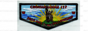 Patch Scan of 2024 Fall Fellowship Flap (PO 102457)