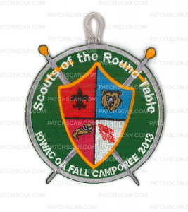 Patch Scan of X169432A SCOUTS OF THE ROUND TABLE 