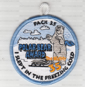 Patch Scan of X165615A PACK 35 POLAR BEAR AWARD