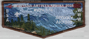 Patch Scan of Montana Artist Series 2024 flap Apoxky Aio