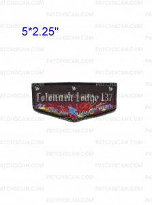 Patch Scan of Colonneh Lodge NOAC 2024 Monster (Flap)