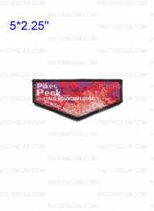 Patch Scan of Buffalo Mountain Lodge NOAC 2024 Pikes Peak flap