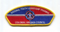 NYLT Colonial Virginia Council CSP gold border Colonial Virginia Council #595