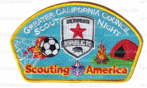 Patch Scan of Greater California Council Soccer CSP