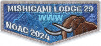 MISHIGAMI 2024 NOAC POPTART FLAP Michigan Crossroads Council #780