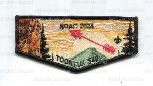 Patch Scan of Toontuk Lodge NOAC 2024 Dip Netting (Flap)