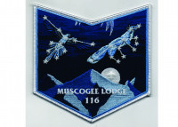 NOAC 2024 Pocket Patch Blue (PO 102209) Indian Waters Council #553 merged with Pee Dee Area Council