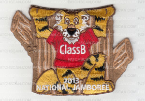 Patch Scan of X166647A ClassB 2013 JAMBOREE (tiger) 