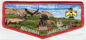 Patch Scan of Southern Prairie Lodge 2026 NJ flap red border
