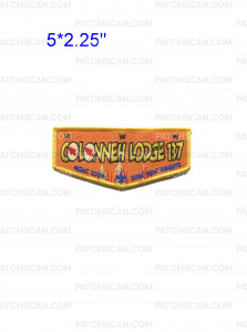 Patch Scan of Colonneh Lodge NOAC 2024 warrior - Flap