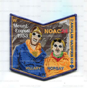 Patch Scan of Chickasaw Council Mount Everest NOAC 2024(Pocket)