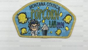 Patch Scan of Montana Council Popcorn 