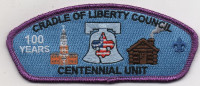 CENTENNIAL UNIT 100 YEARS CSP  Cradle of Liberty Council #525