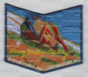 Patch Scan of Montana Artist Series 2020 pocket patch Apoxky aio