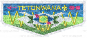 Patch Scan of tetonwana lodge flap 2024