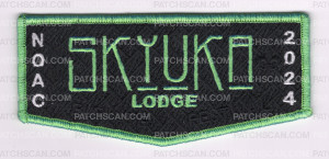 Patch Scan of Skyuka Lodge NOAC 2024 Flap - Green