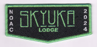 Skyuka Lodge NOAC 2024 Flap - Green Palmetto Area Council #549
