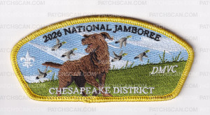 Patch Scan of Del-Mar-Va 2026 National Jamboree Set
