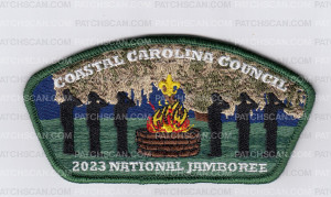 Patch Scan of 2023 National Jamboree Coastal Carolina Council CSP Set