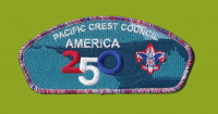 Pacific Crest Council America 250 CSP rwb border Pacific Crest Council