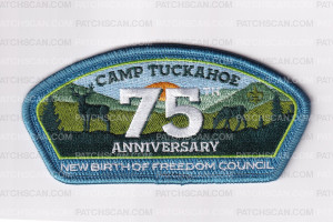 Patch Scan of CAMP TUCKAHOE 75TH ANNIVERSARY CSP