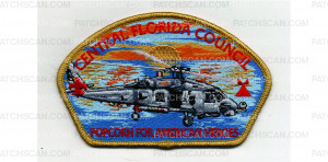 Patch Scan of Popcorn for American Heroes CSP Navy Helicopter (PO 101927)