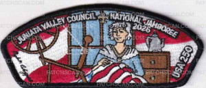 Patch Scan of 489897- Juniata Valley Council 2026 National Jamboree - Betsy Ross 
