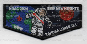 Patch Scan of TAHOSA NOAC 2024 ASTRONAUT FLAP