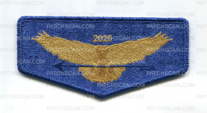 Patch Scan of Colonneh Lodge Flap 2025 (Blue/Gold) - Blue