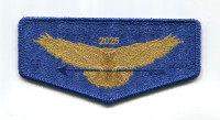 Colonneh Lodge Flap 2025 (Blue/Gold) - Blue Sam Houston Area Council #576