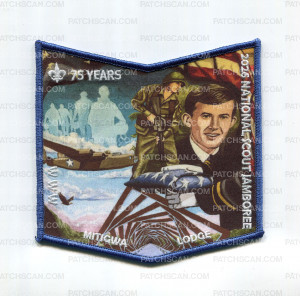 Patch Scan of Mid-Iowa Council 2026 National Jamboree OA Set (Pocket Piece)