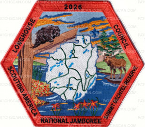 Patch Scan of 484944- National Jamboree center patch 