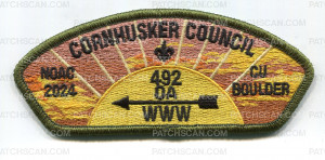 Patch Scan of CORNHUSKER COUNCIL NOAC 2024 (Green CSP)