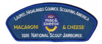 Laurel Highlands Council 2026 Jamboree Set (Mac N Cheese) Blue Laurel Highlands Cncl #527