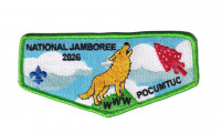 WMC National Jamboree Contingent 2026(Wolf Flap-Green) Western Massachusetts Council #234
