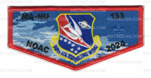 Patch Scan of Ma-Nu 133 NOAC 2024 507th Wing flap