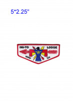 Ini-To Lodge Flap 2026(Red) Flint River Council #95