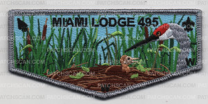 Patch Scan of MIAMI LODGE BABY CRANE FLAP COLORED