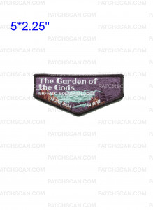 Patch Scan of Buffalo Mountain Lodge NOAC 2024 Garden of the Gods flap