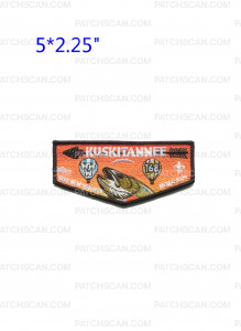 Patch Scan of Kuskitannee Lodge NOAC 2024 Flap (orange)